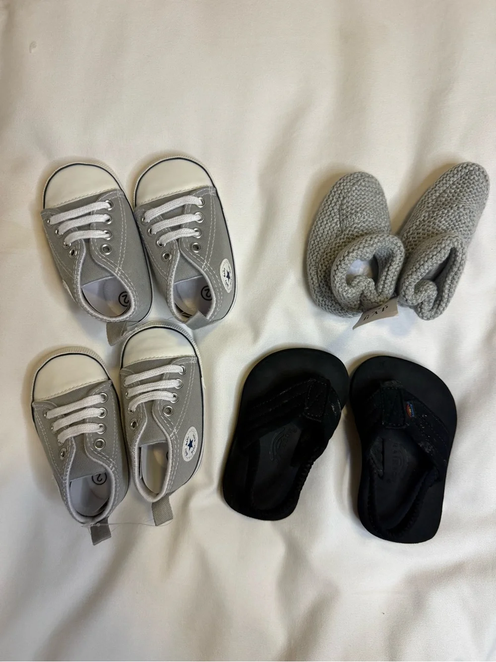 Converse Kids Gray Low Top Canvas Sneakers